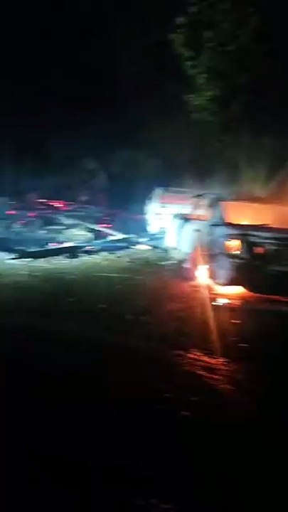 Incendio y ataque armado contra un puesto policial en Canindeyú; confirman tres fallecidos