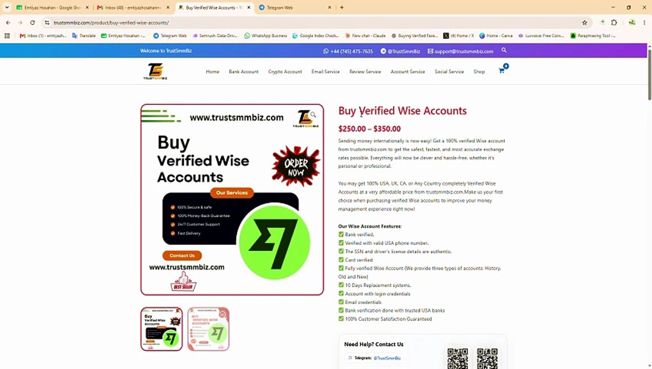 Buy Verified Wise Accounts - 100% Safe and Secure - Google Chrome 2026-07-20 11-53-17