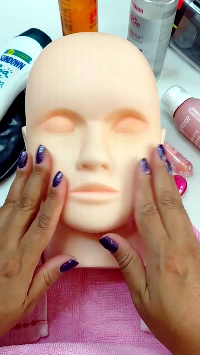 ASMR Relaxing Skincare