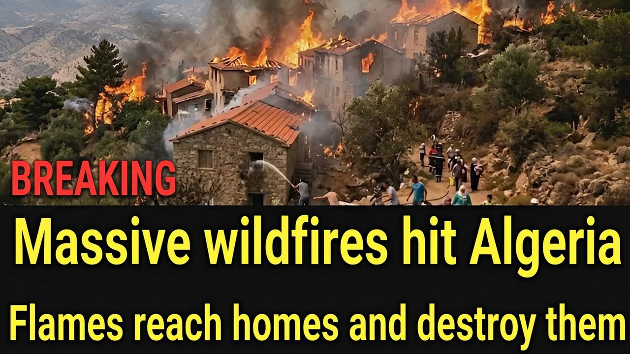 Breaking: Massive Wildfires Erupt in Algeria—Important Warning to Avoid Disaster