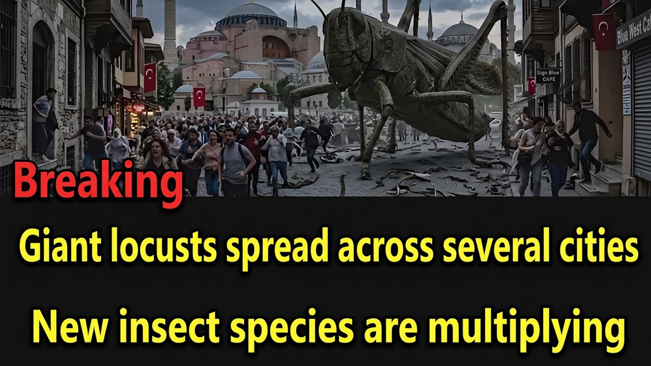 Breaking: Giant Locusts Spread Across Several Cities as New Insects Invade