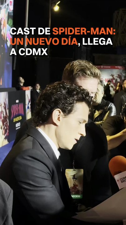 El cast de 'Spider-man: Un nuevo día' llegó a CDMX