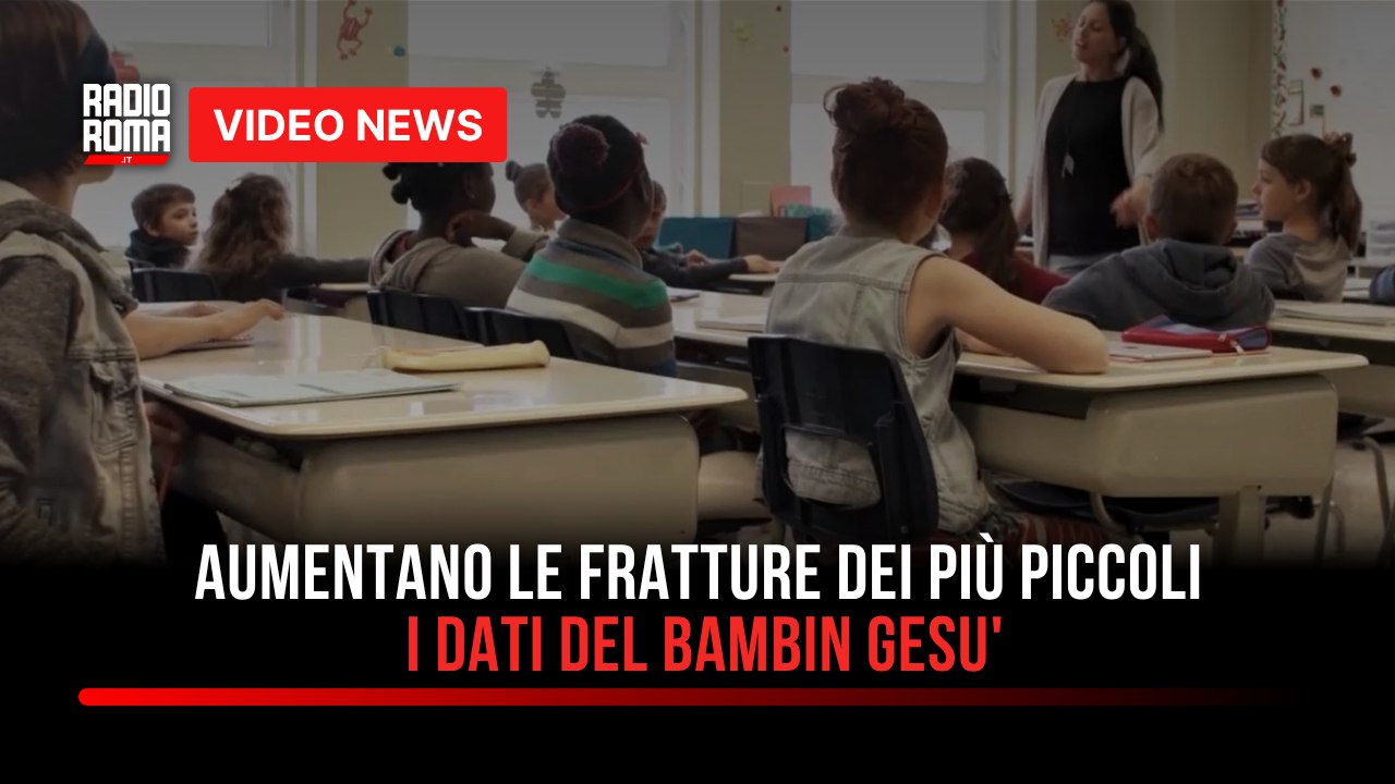 Aumentano le fratture dei più piccoli, i dati del Bambin Gesu'