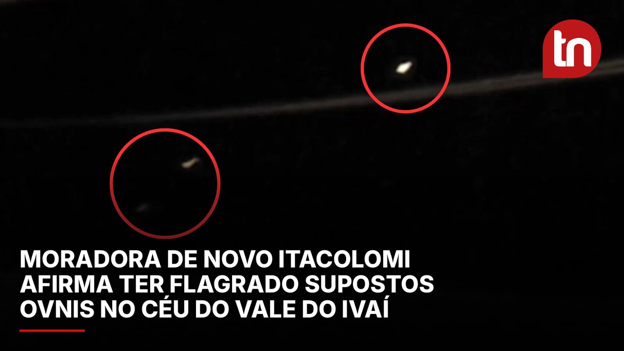 Moradora de Novo Itacolomi afirma ter flagrado supostos OVNIs no céu do Vale do Ivaí; assista
