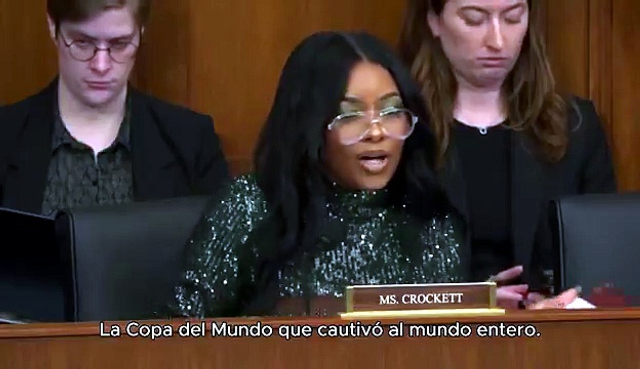 Jasmine crockett en el Senado estadounidense dio a entender que Argentina es un pais racista