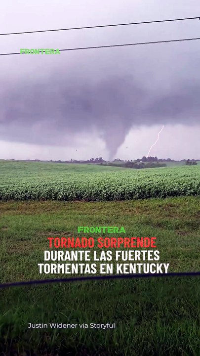 Emiten alerta de tornado en Kentucky 🚨
