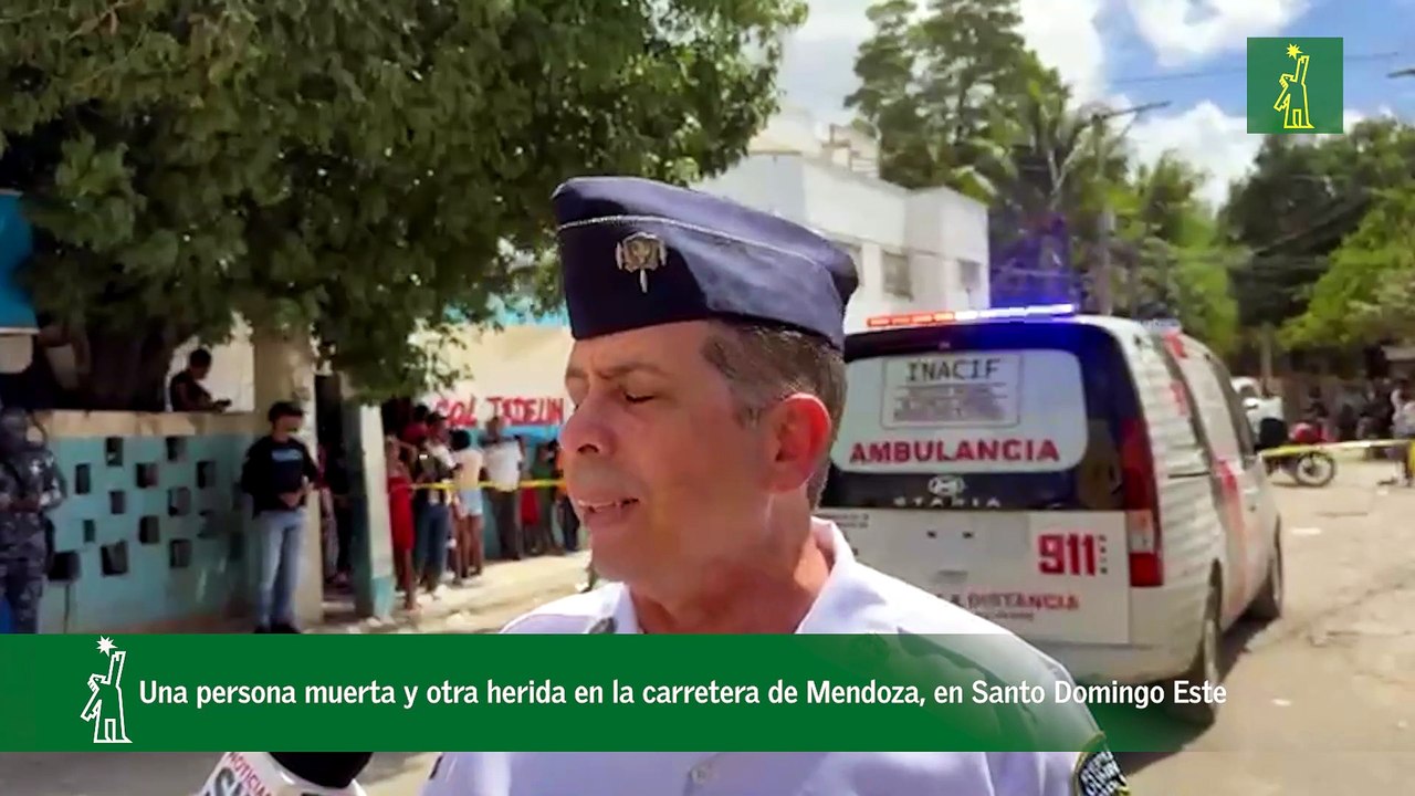 Una persona muerta y otra herida en la carretera de Mendoza, en Santo Domingo Este
