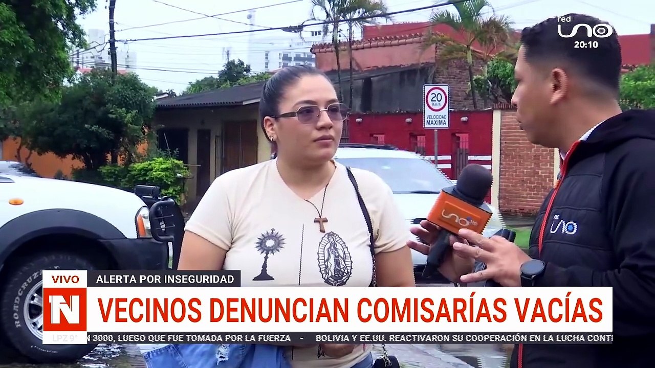 VECINOS DENUNCIAN COMISARÍAS VACÍAS