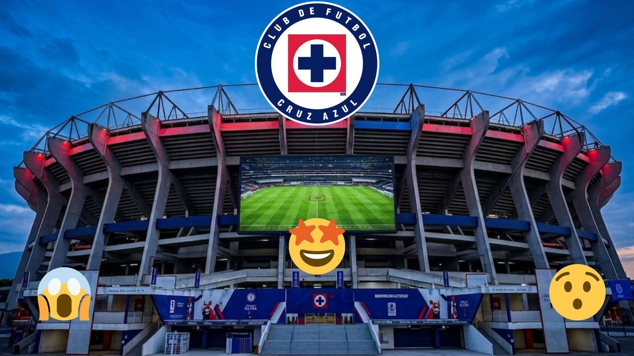 Estadio Azteca ya luce los colores de Cruz Azul en su regreso al Coloso de Santa Úrsula