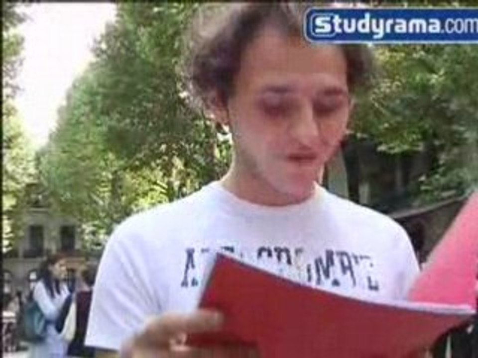 Bac 2008  : les notes...