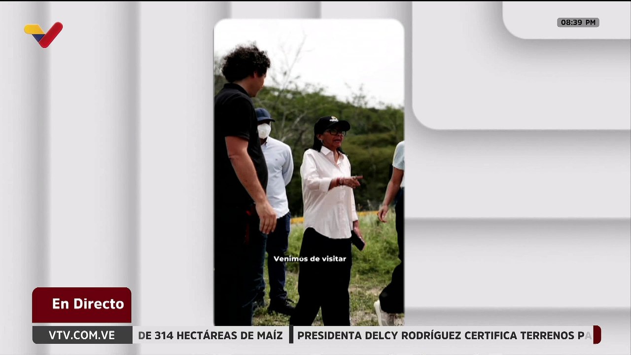 Presidenta Delcy Rodríguez inspeccionó terrenos de La Guaira para la creación de nuevas viviendas