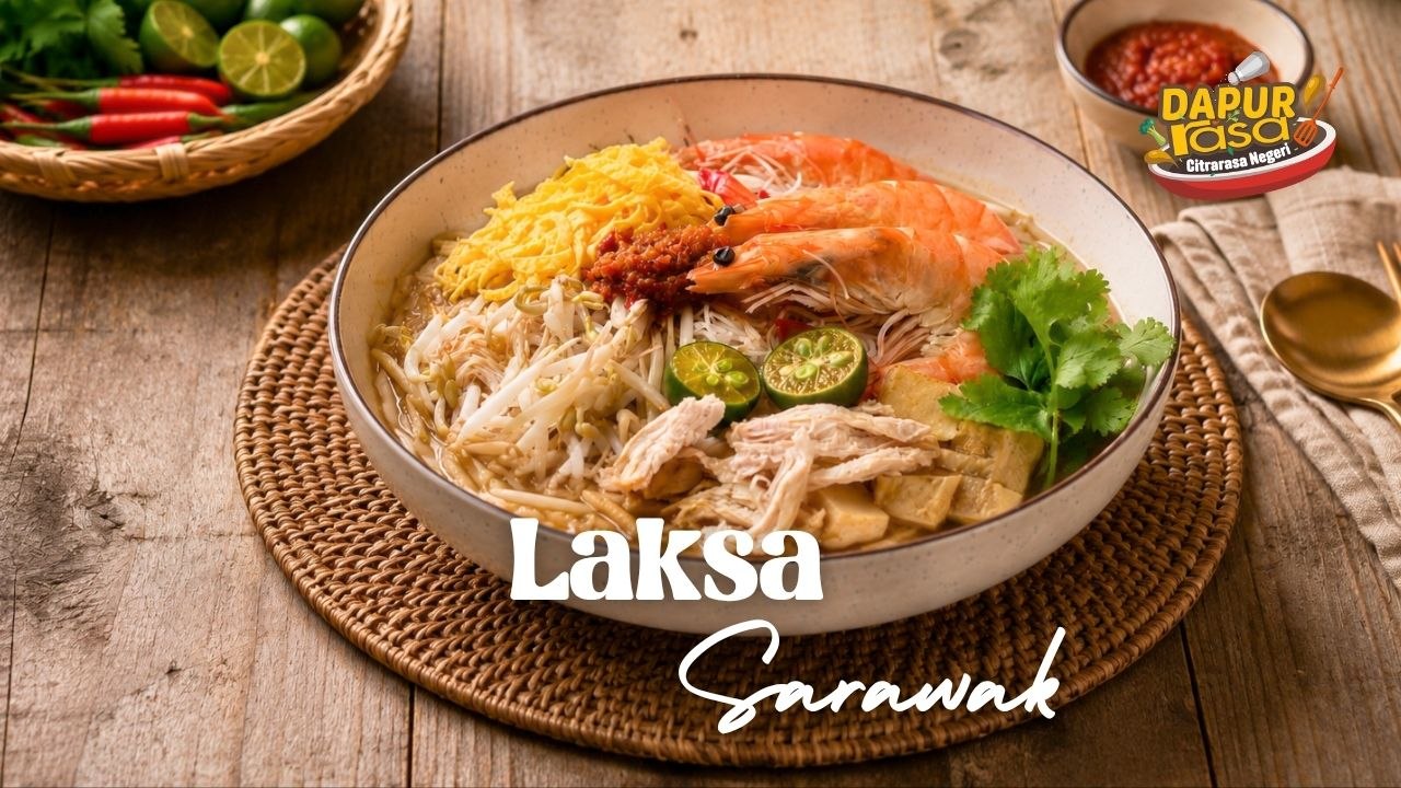 Tak Perlu Terbang Ke Bumi Kenyalang. Buat Sendiri Laksa Sarawak Ikut Resipi Ni Confirm Jadi