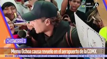 Memo Ochoa causa revuelo en el aeropuerto de la CDMX