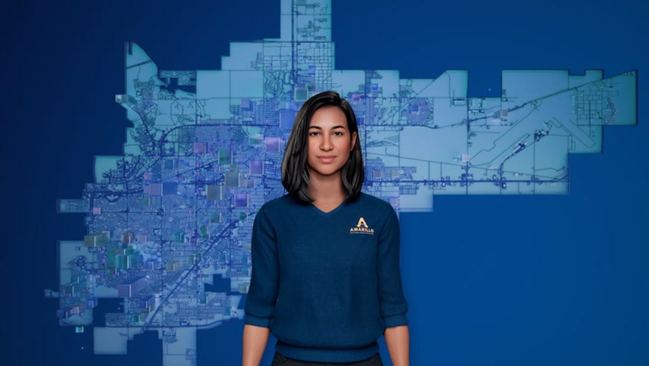 How lifelike AI became Amarillo's face — and a new gateway to city services