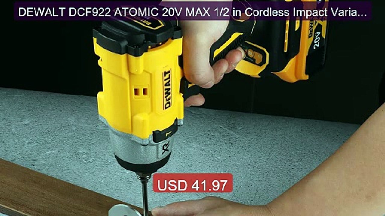 DEWALT DCF922 ATOMIC 20V MAX 1/2 in Cordless Impact Variable - spe... -- Best Deal 2026 | Shop Now!