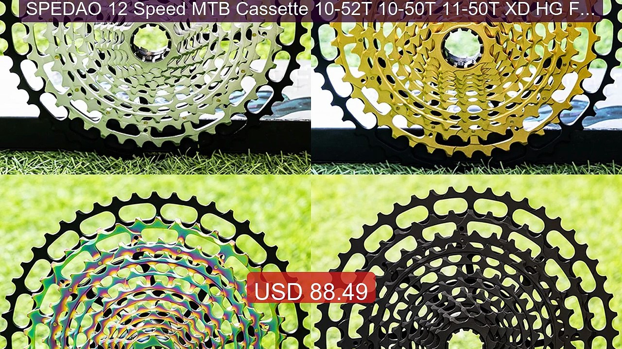SPEDAO 12 Speed MTB Cassette 10-52T 10-50T 11-50T XD HG Freewheel ... -- Best Deal 2026 | Shop Now!
