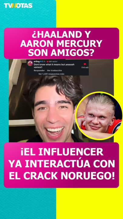 ¿HAALAND Y AARON MERCURY YA SON AMIGOS? El influencer sorprende al convivir con el crack noruego