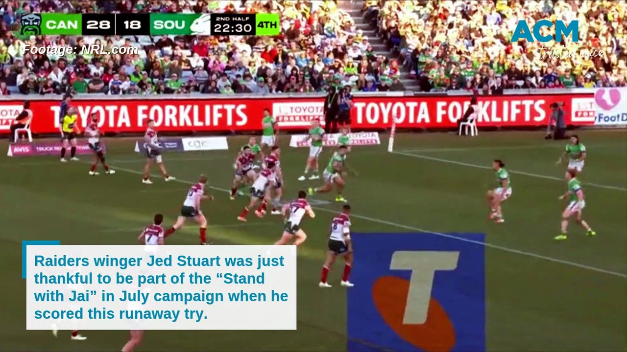 Jed Stuart's runaway try