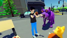 ENTRAMOS en la CABEZA de PEPPER el PERRO GIGANTE MORADO