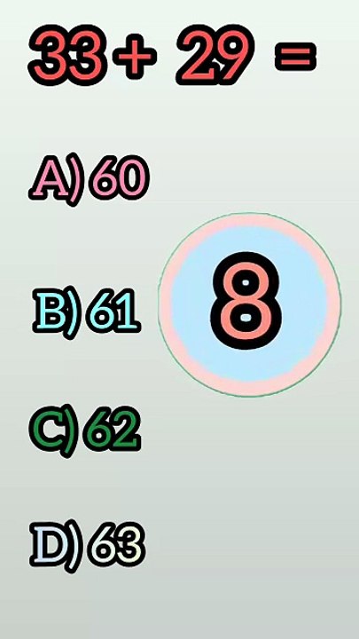 Fast Math Challenge | Solve Before Time Runs Out!