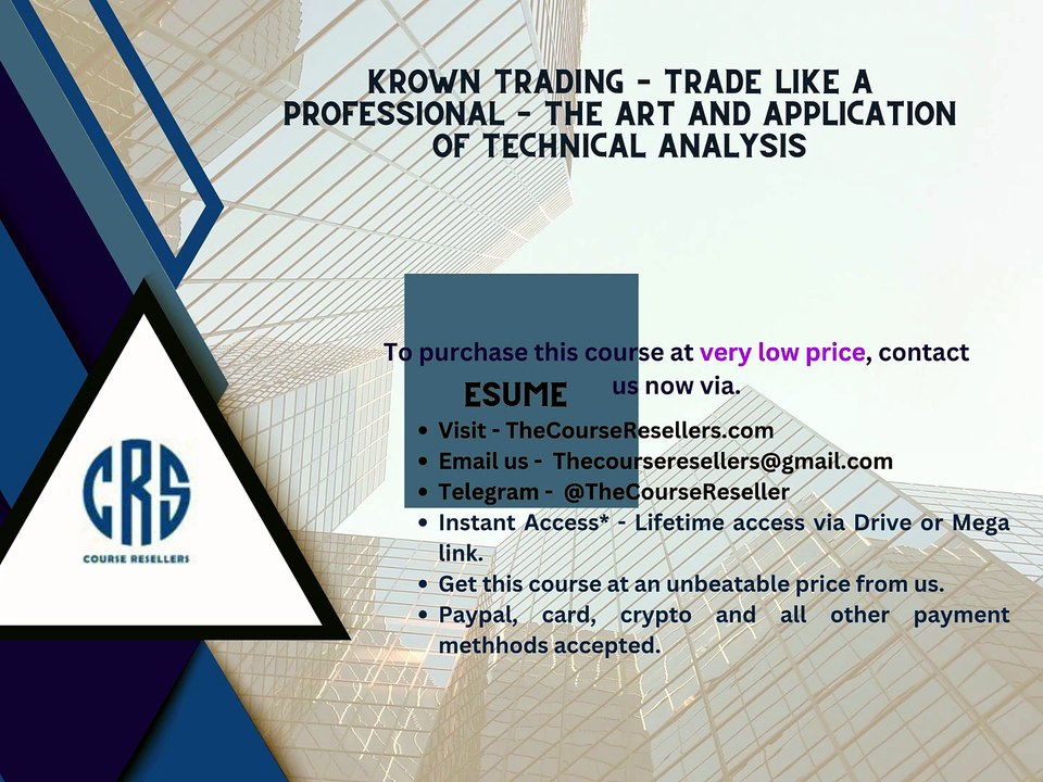 Thecoursereseller.com - Krown Trading – Trade Like a Professional – The Art and Application of Technical Analysis