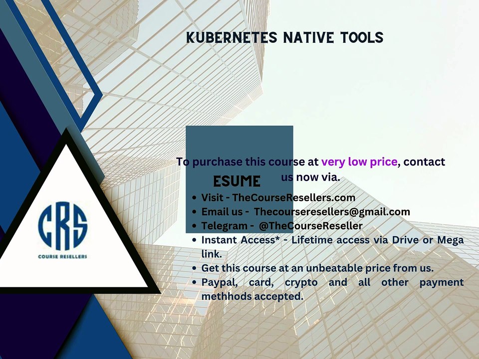 Thecoursereseller.com - Kubernetes Native Tools