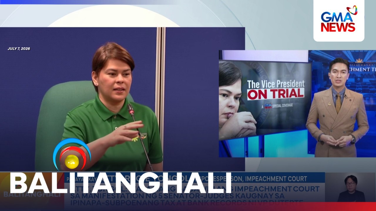 Panayam kay Atty. Regie Tongol, spokesperson, Impeachment Court (July 22, 2026) | Balitanghali