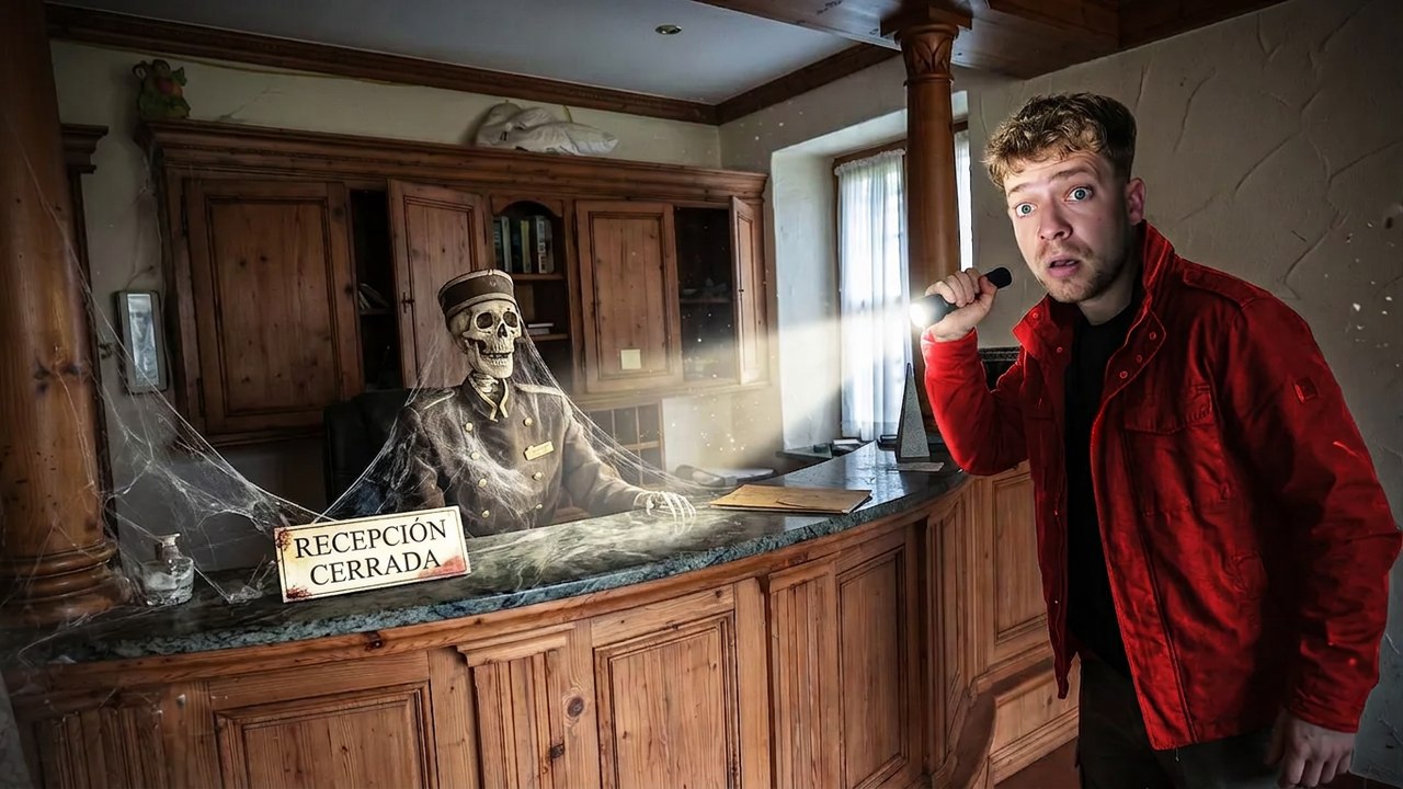 Pasé 3 noches en este hotel abandonado — ¡Todo sigue igual que cuando lo cerraron!