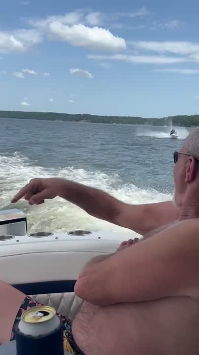 Riders Fall Off Jet Ski