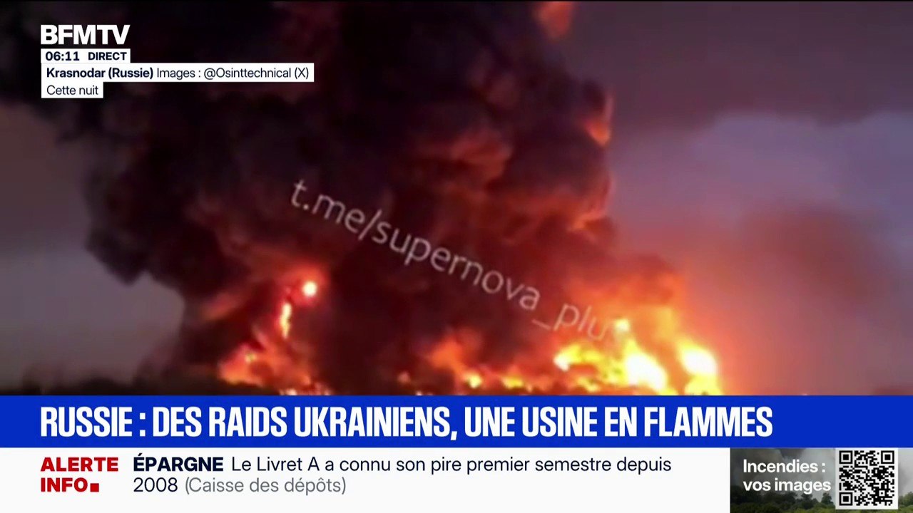 Guerre en Ukraine: des drones ont frappé un centre de distribution à Krasnodar, en Russie, qui appartient à un géant russe de l'électronique