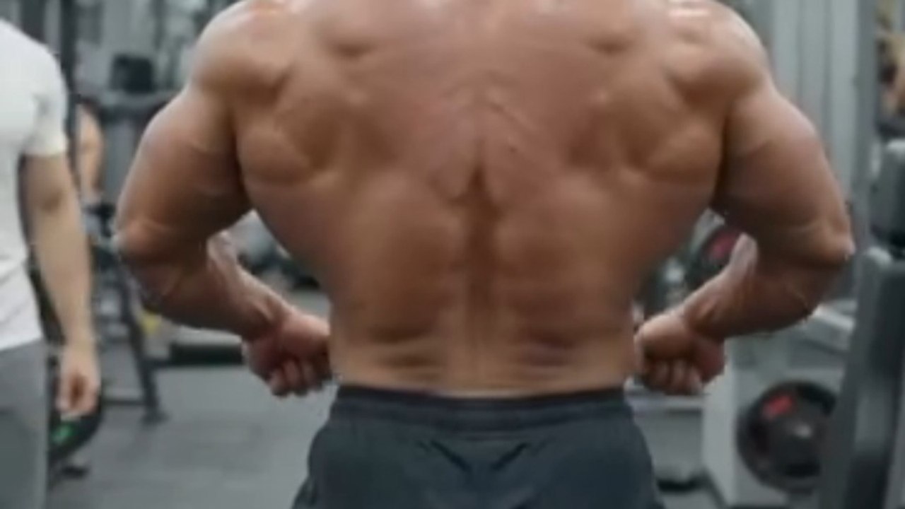 Bodybuilder Gives Friend a Fun Piggyback Ride in the Gym