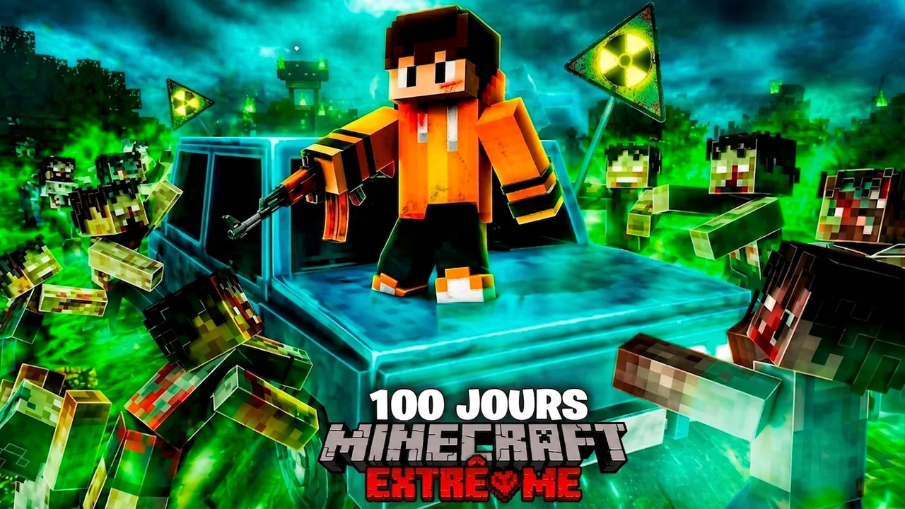 J'ai survécu 100 jours en pleine apocalypse zombie sur la nouvelle mise à jour de Minecraft