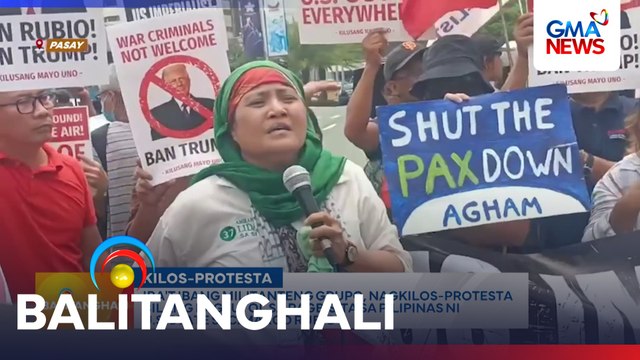 Iba't ibang militanteng grupo, nagkilos-protesta bilang pagtutol sa pagbisita sa Pilipinas ni US State Sec. Marco Rubio | Balitanghali