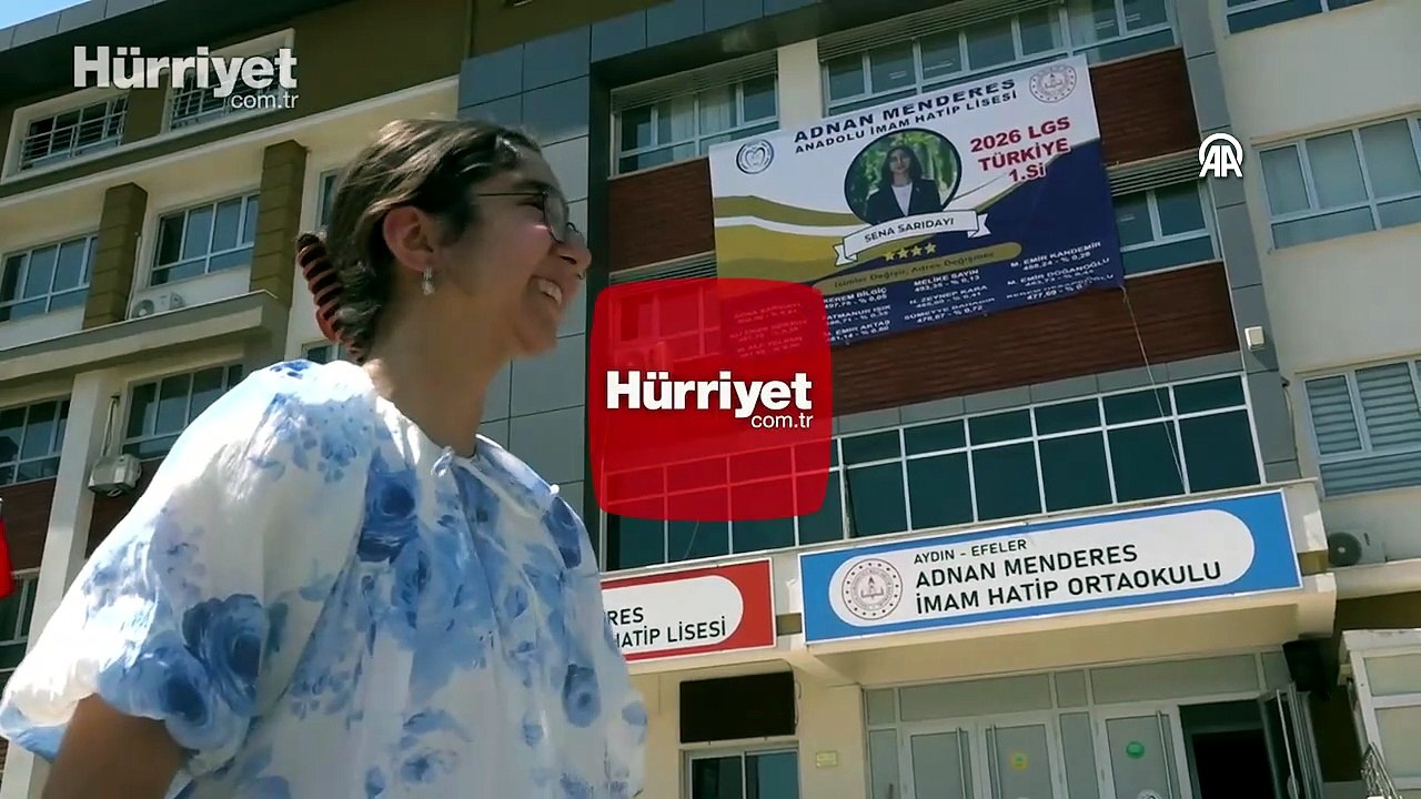 LGS'de tam puan alan Sena'nın ilk tercihi Kartal Anadolu İmam Hatip Lisesi oldu