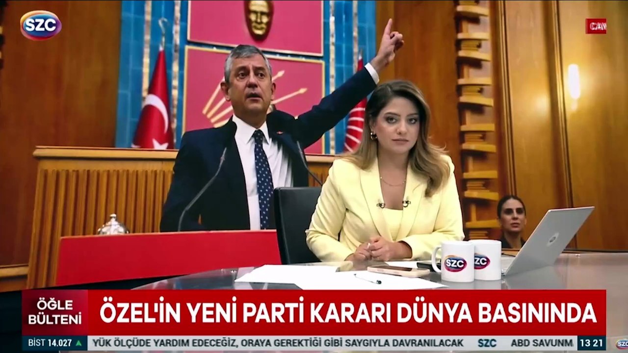Özgür Özel'in 'Yeni Parti' kararı dünya basınında