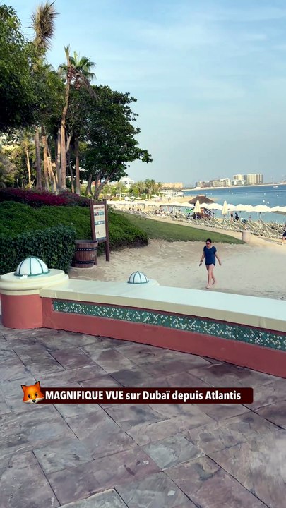 MAGNIFIQUE VUE sur Dubaï depuis Atlantis