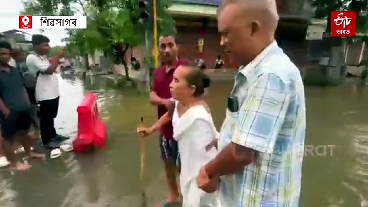 এফালৰ পৰা ডুবি গৈছে শিৱসাগৰ, উৱাদিহ পোৱা নাই প্ৰশাসনেও: বিধানসভা এৰি পুৱাই উপস্থিত মুখ্যমন্ত্ৰী