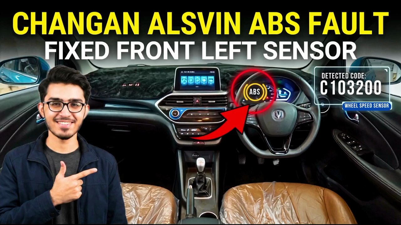 Changan Alsvin ABS Light Fix | C103200 Code Solved