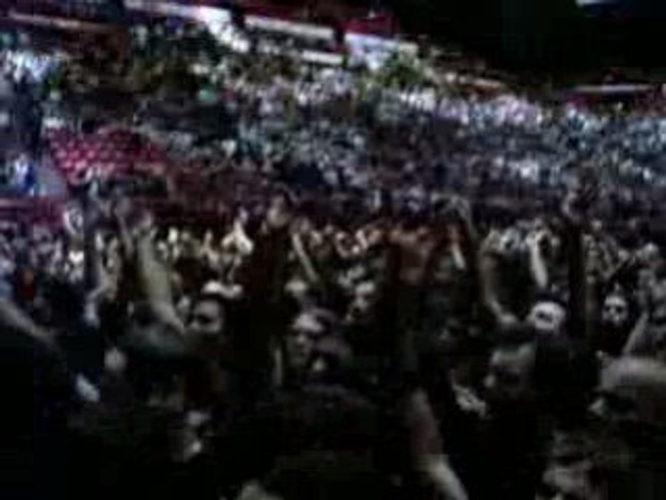 Ambiance dans bercy iron maiden 2 juillet 2008