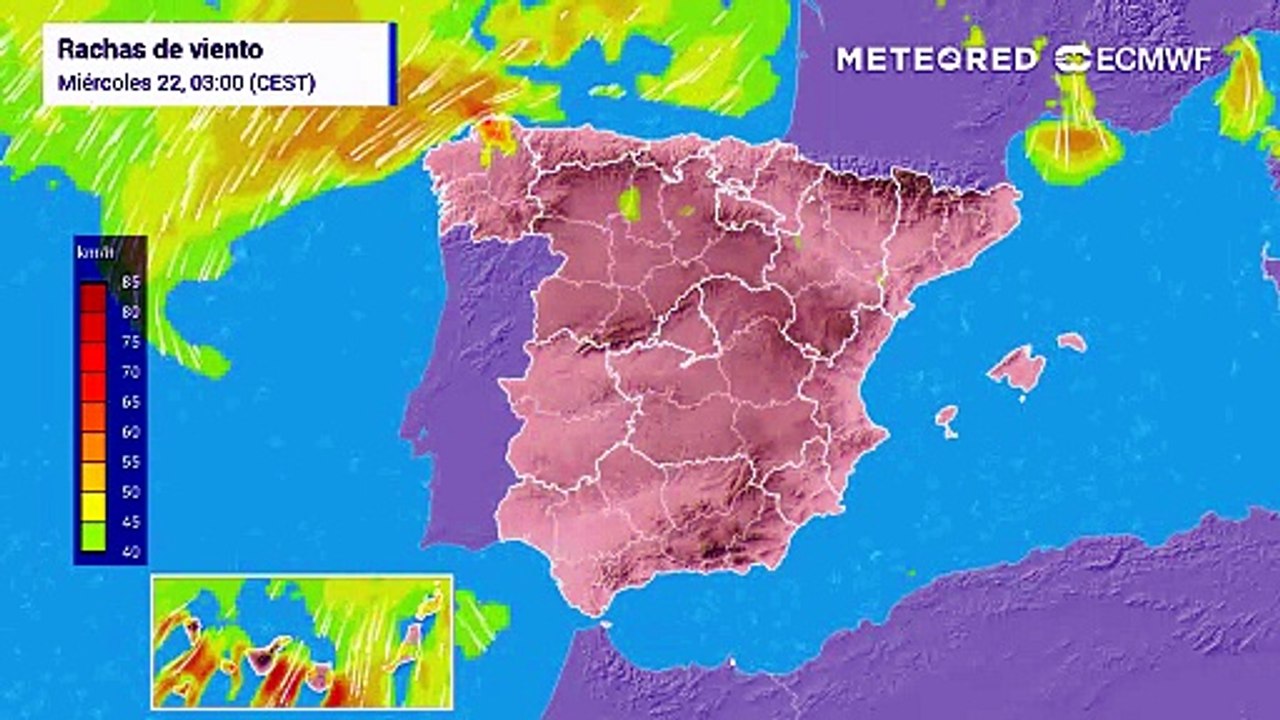 Las tormentas crecerán con fuerza en amplias zonas del este peninsular.