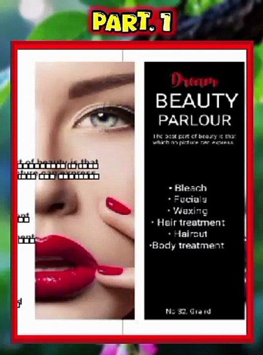 Salon Business Flyer Design part 1