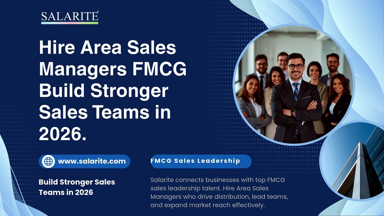 Hire Area Sales Managers FMCG Build Stronger Sales Teams in 2026.