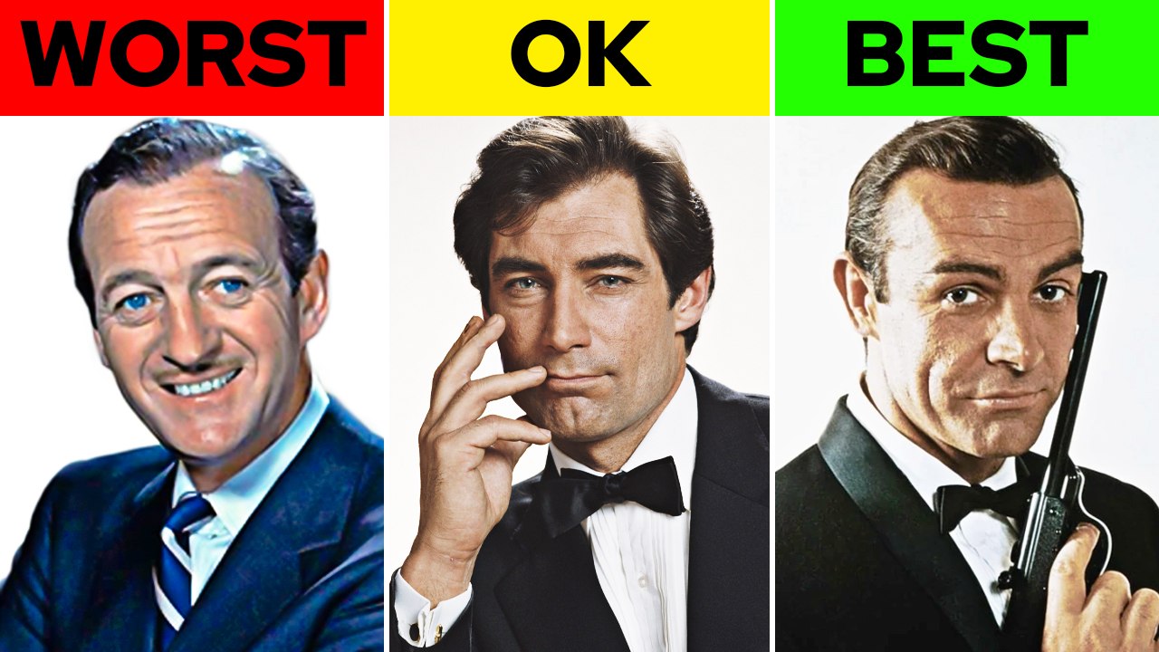 Ranking Every James Bond Actor: Who's the Best 007?