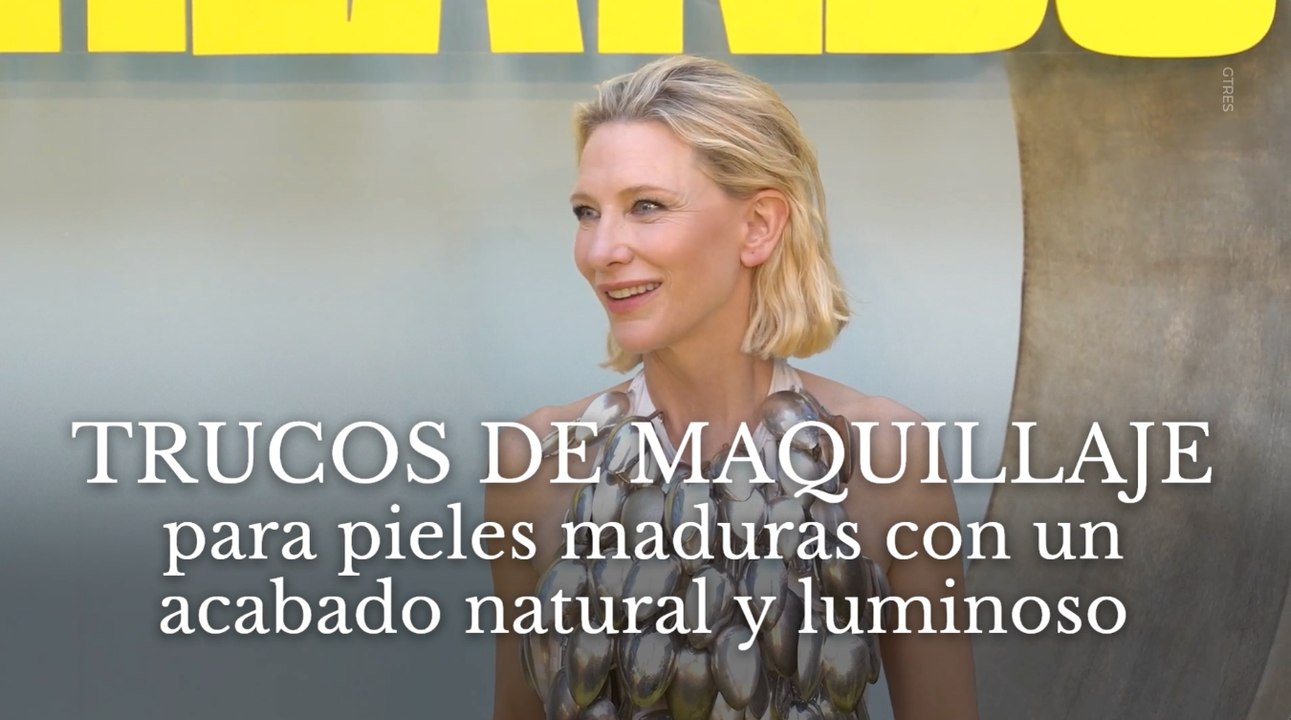 Trucos de maquillaje para pieles maduras con un...
