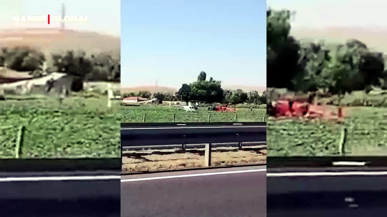 Ankara'da eğitim helikopteri düştü! Yaralılar var