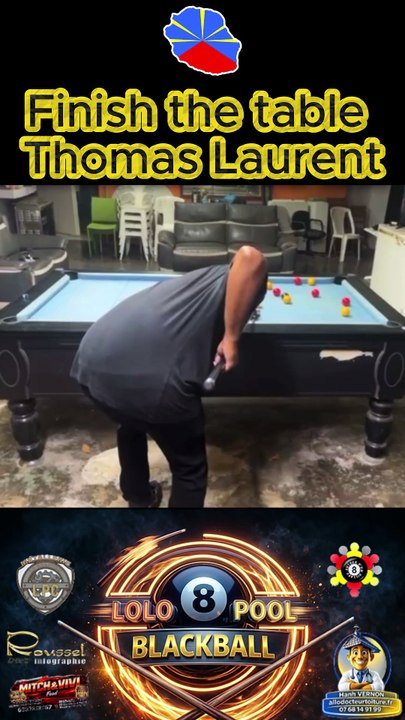 Finish the table Thomas Laurent #8pool #blackball #billard #ultimatepool #pourtoi #fyp #fluxshorts #reels
