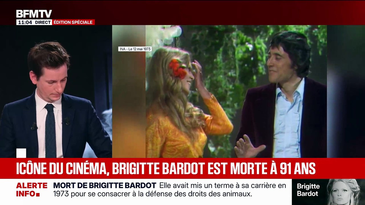 Steven Bellery, chef du service culture de BFMTV, évoque Brigitte Bardot