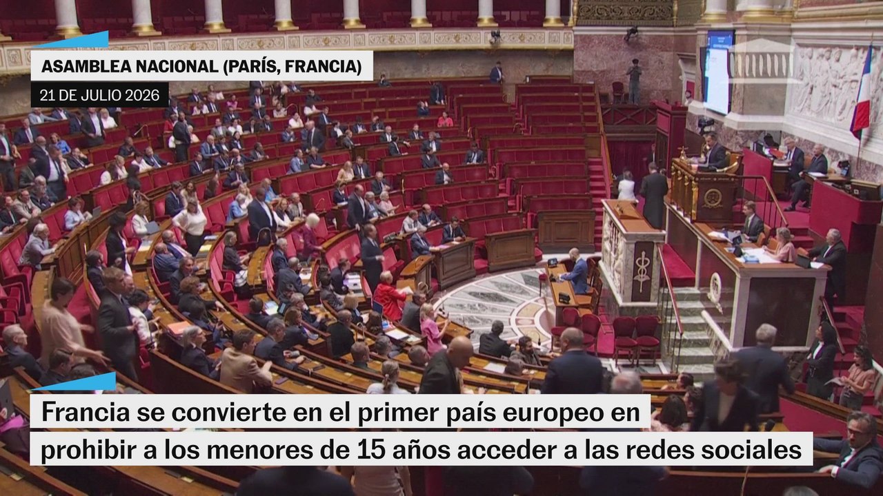Francia prohíbe el uso de las redes sociales a los menores de 15 años