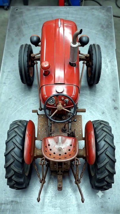 Tractor_restoration_on_workbench #restoration