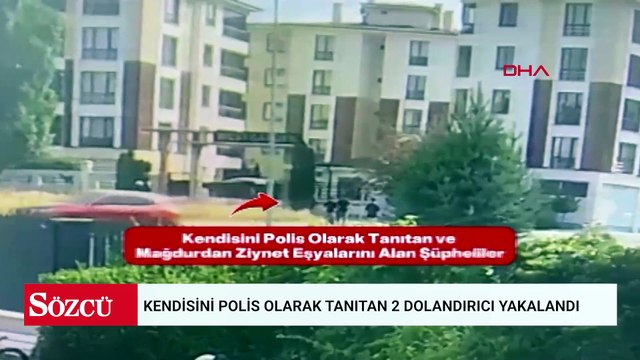 Kendilerini polis olarak tanıtarak dolandırıcılık yapan 2 şüpheli tutuklandı